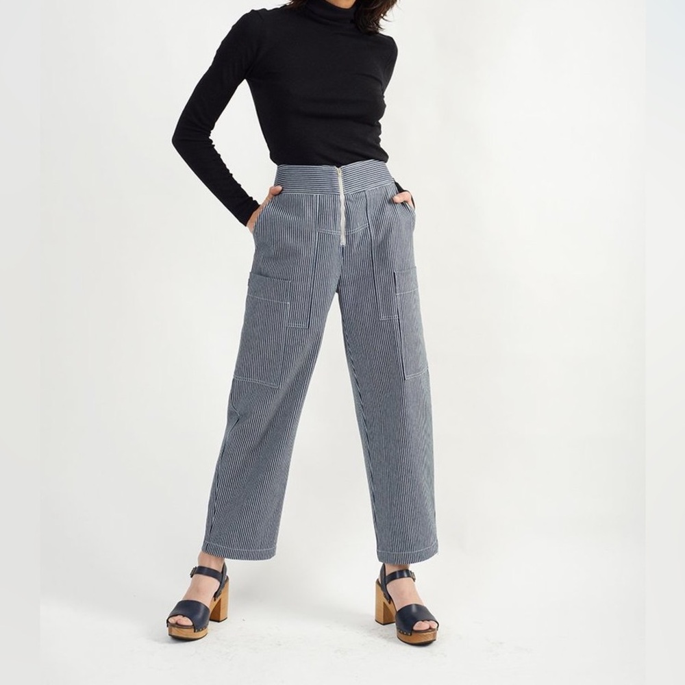 Meg Railroad Jeans striped